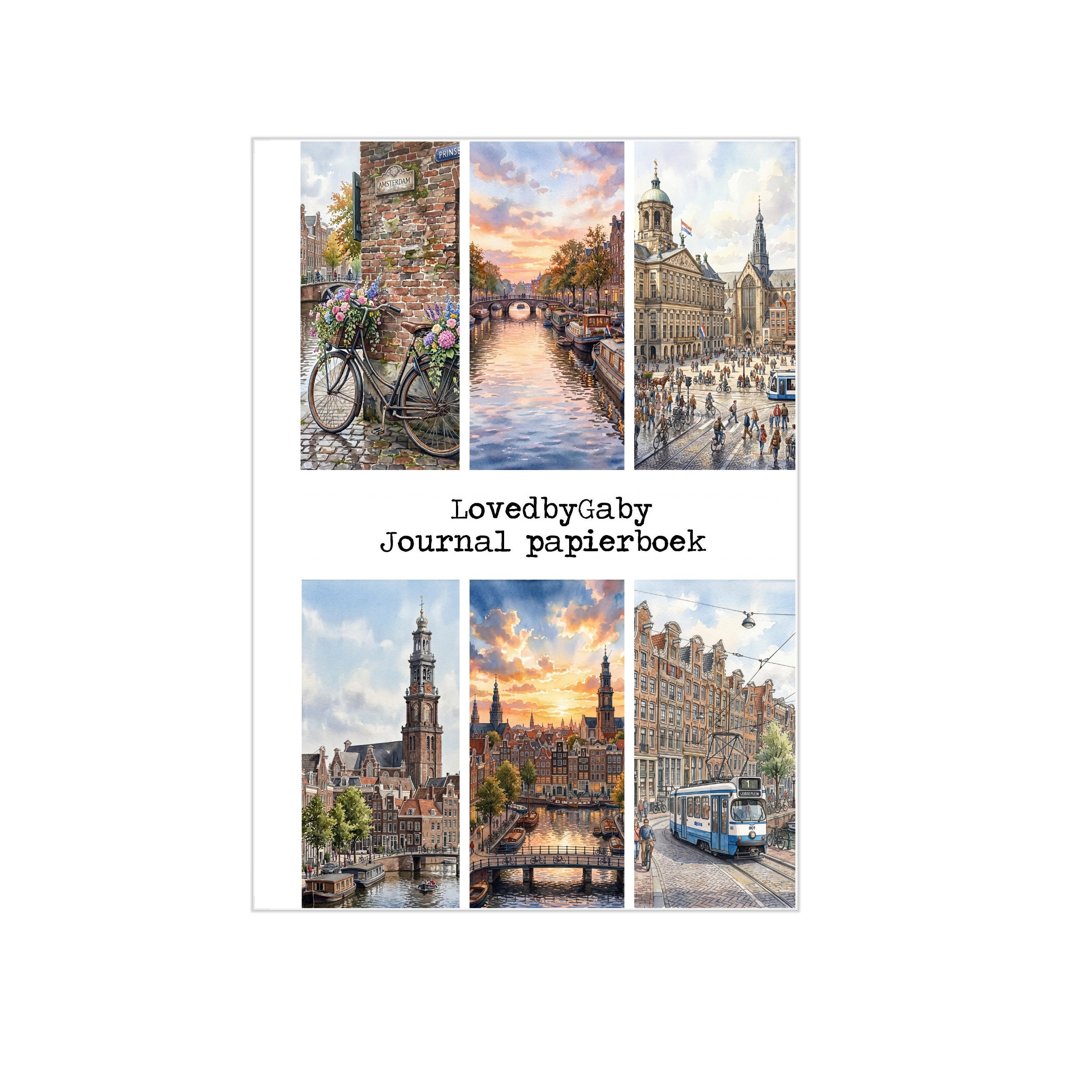 LovedbyGaby A5 papierboek Amsterdam