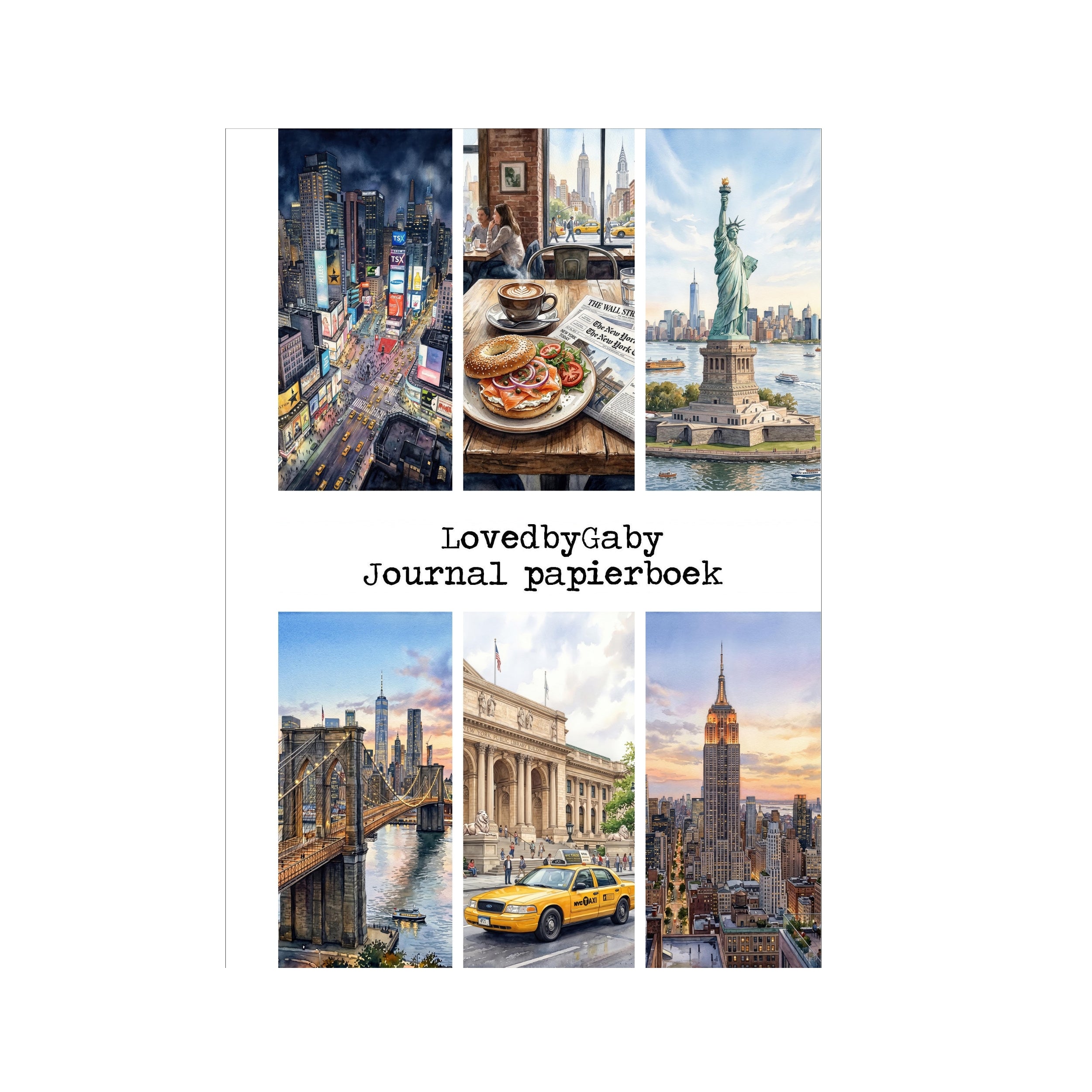 LovedbyGaby journalpapier boek New York