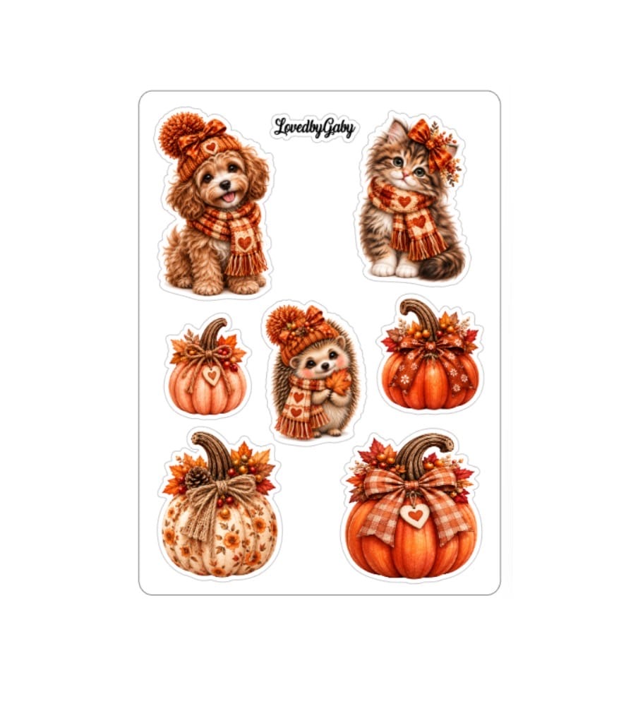 LovedbyGaby stickers Kiddies Oranje