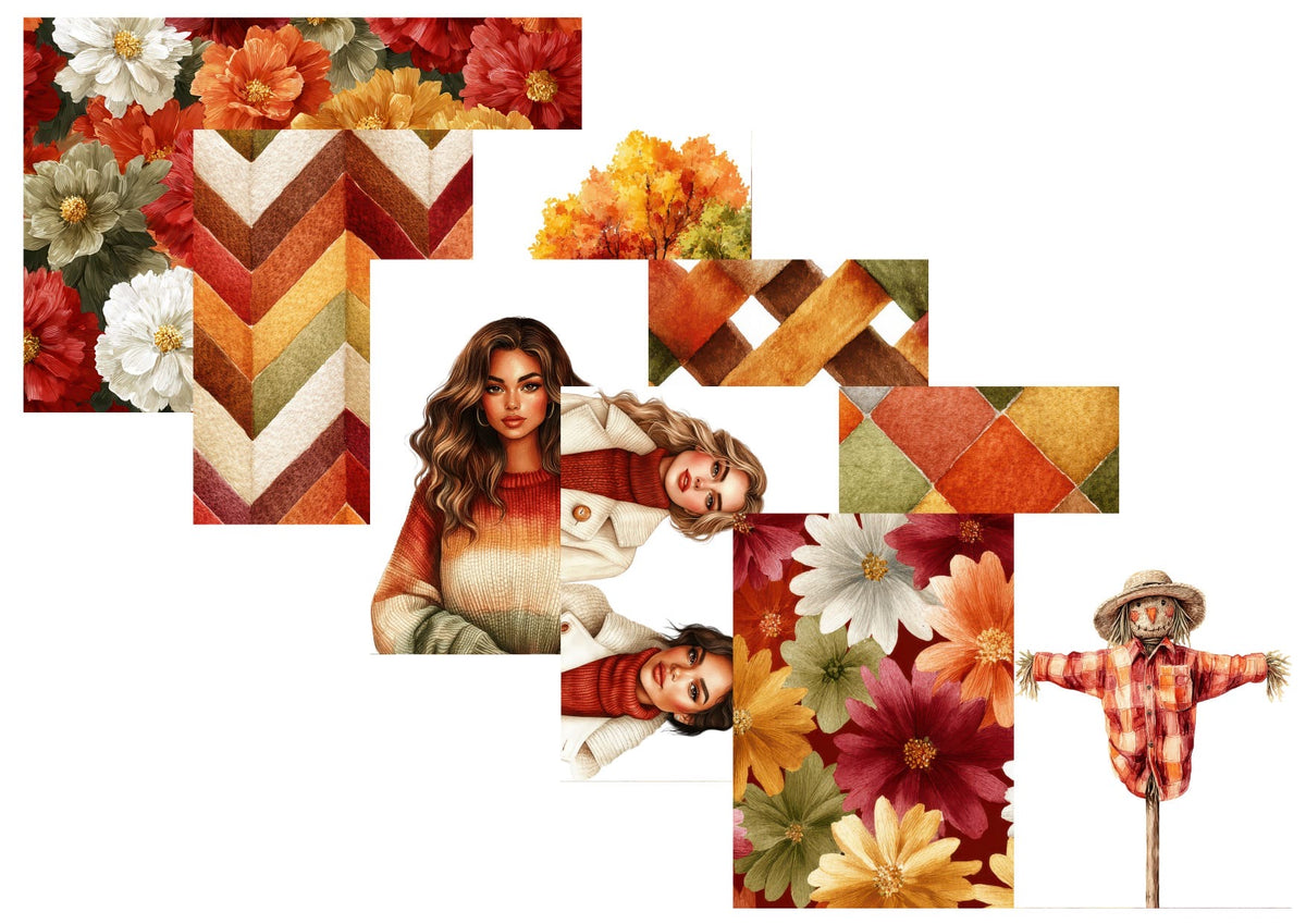 LovedbyGaby journalpapier set Falling For Autumn