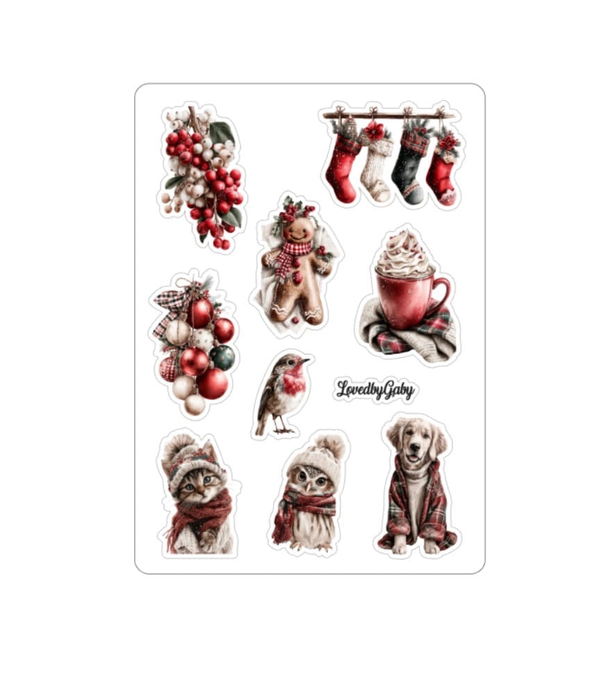 LovedbyGaby stickers Cotton Christmas