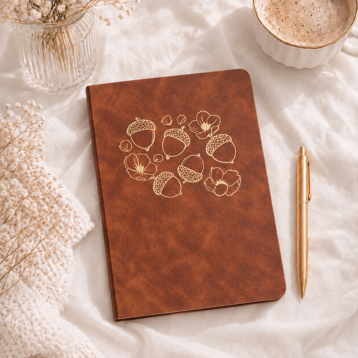 LovedbyGaby A5 bullet journal Acorns
