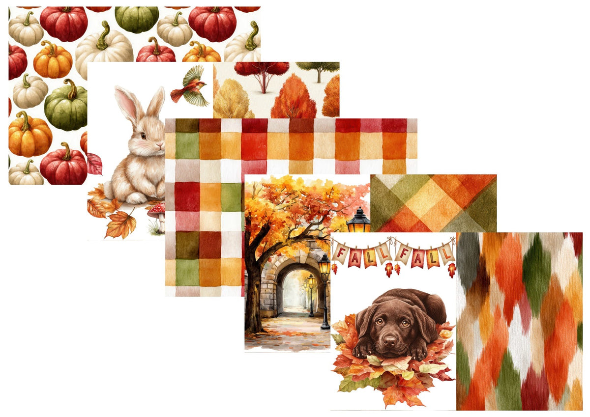 LovedbyGaby journalpapier set Falling For Autumn