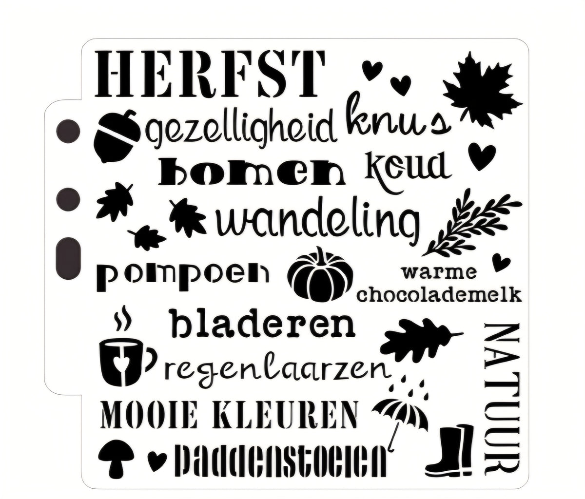 LovedbyGaby stencil Herfst