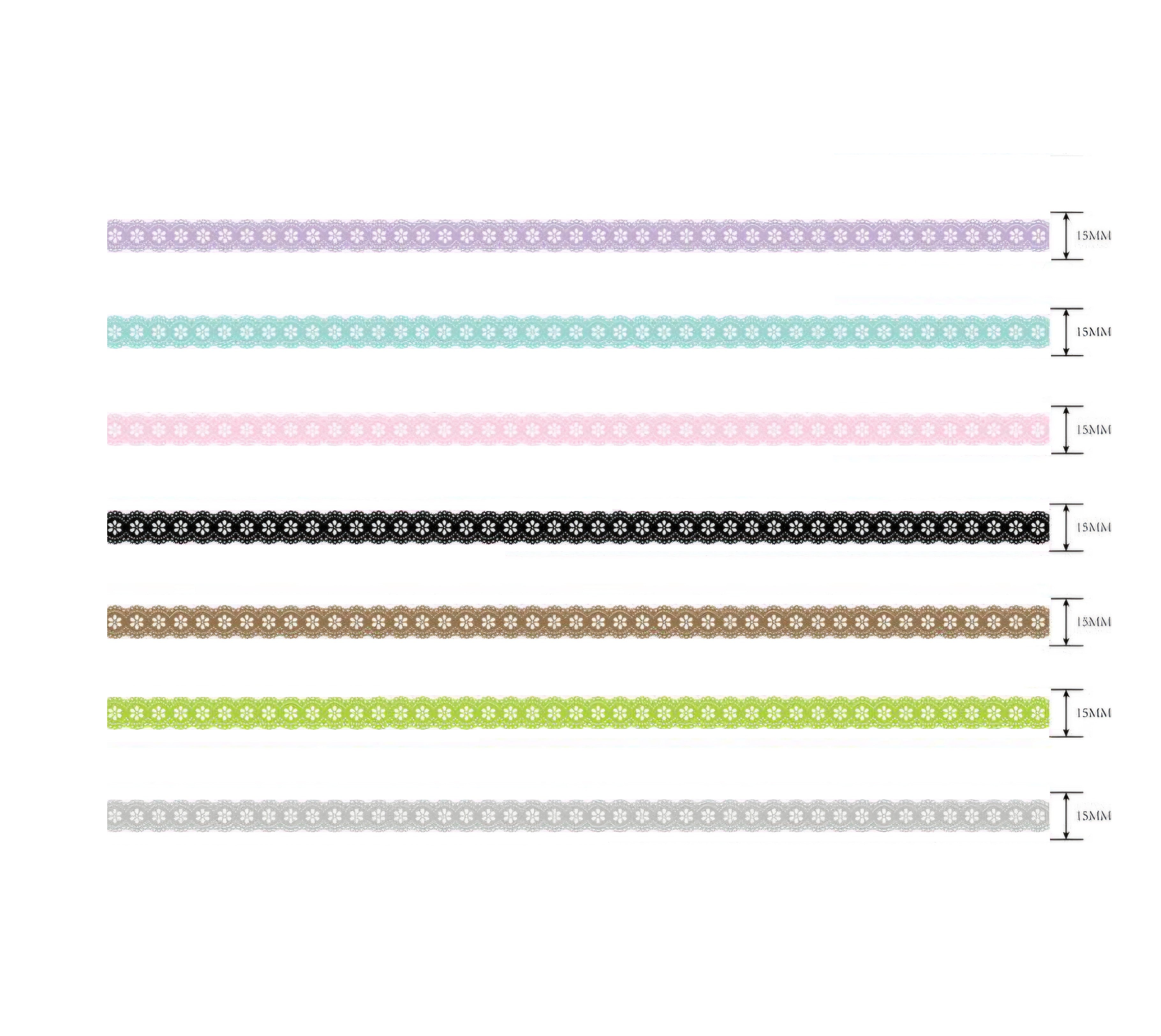 LovedbyGaby cut-out lace washi/masking tapes