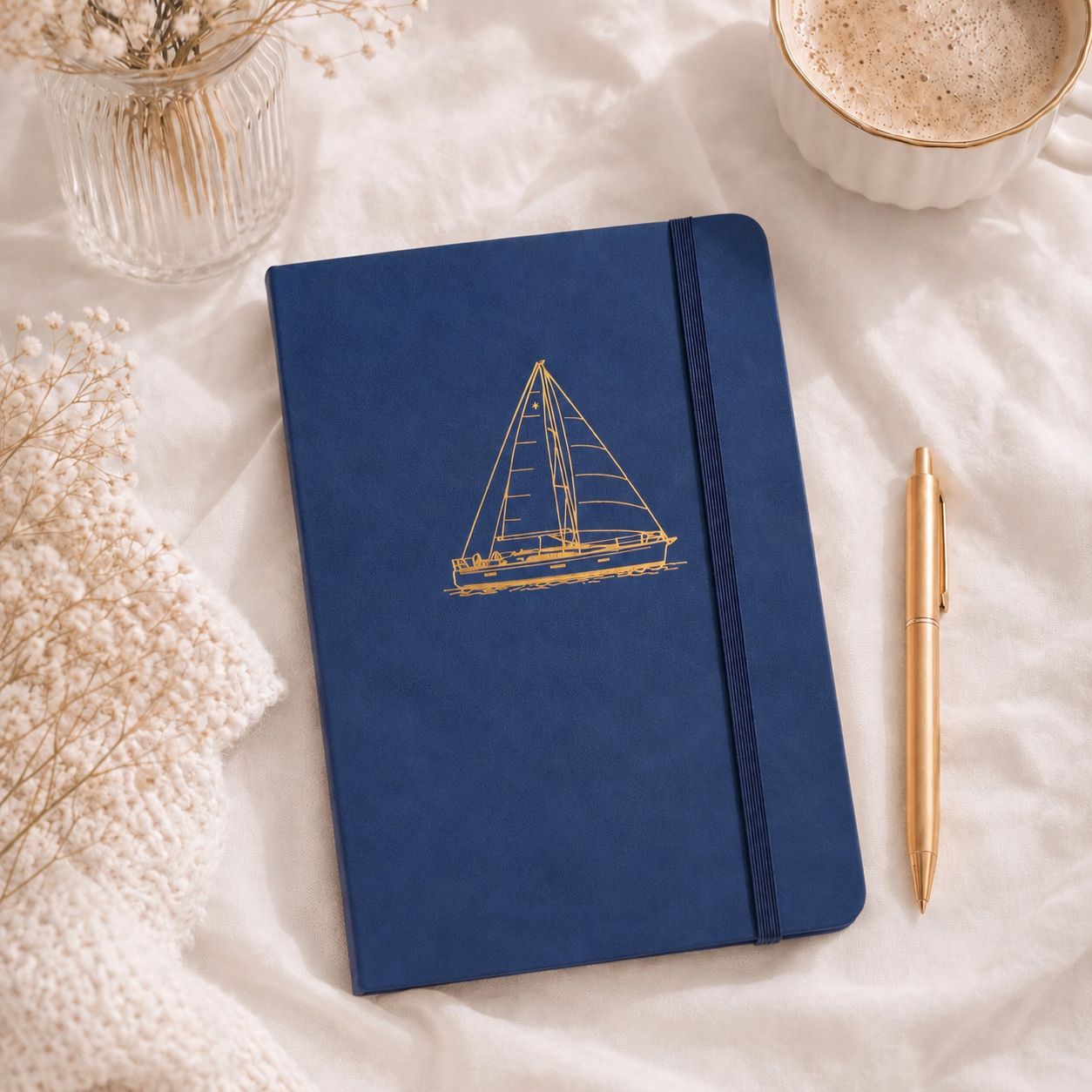 LovedbyGaby A5 Bulletjournal Sailing Blue