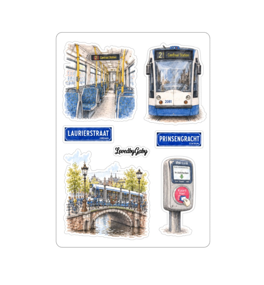 LovedbyGaby stickers Amsterdam OV