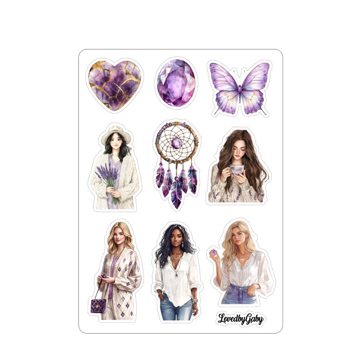 LovedbyGaby stickers Amethist