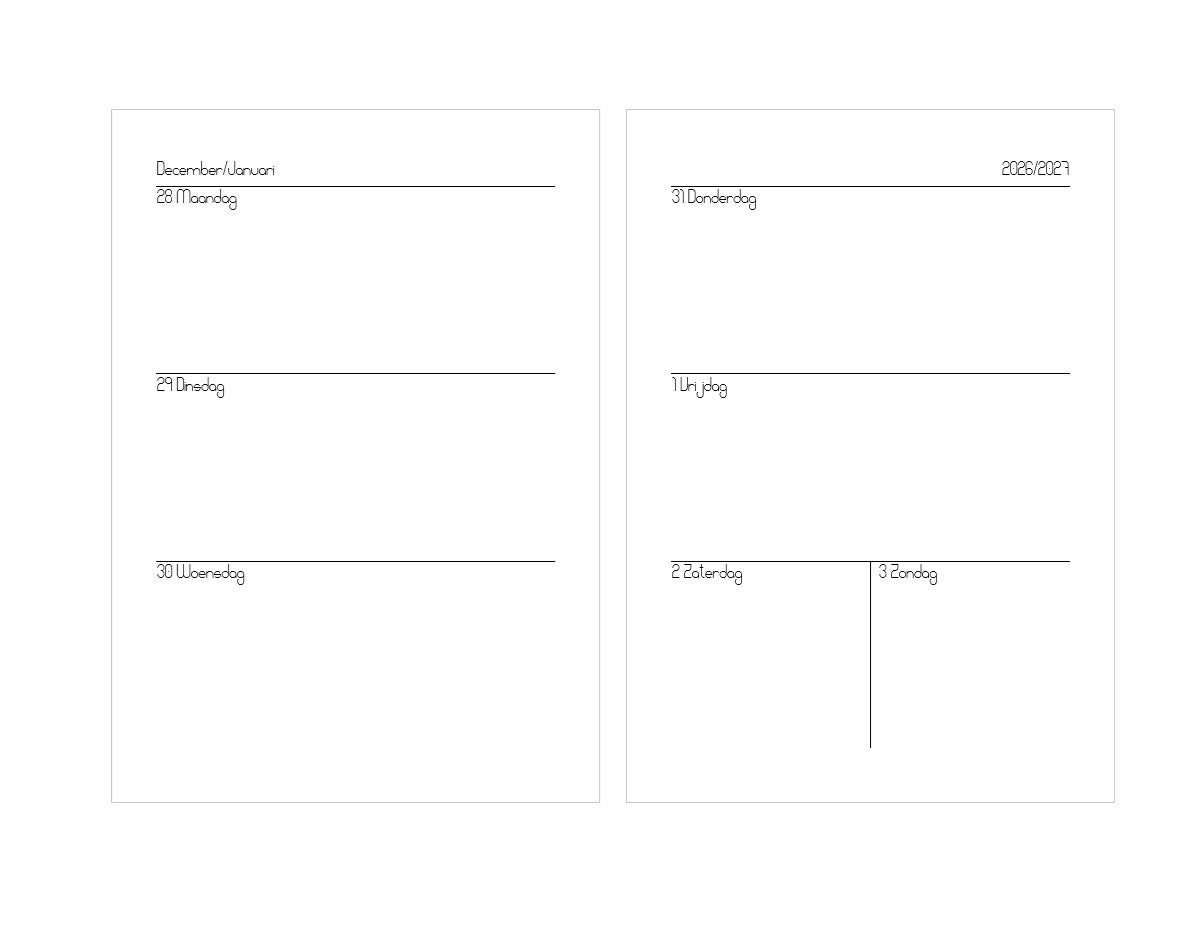 2027 B6 classic inserts