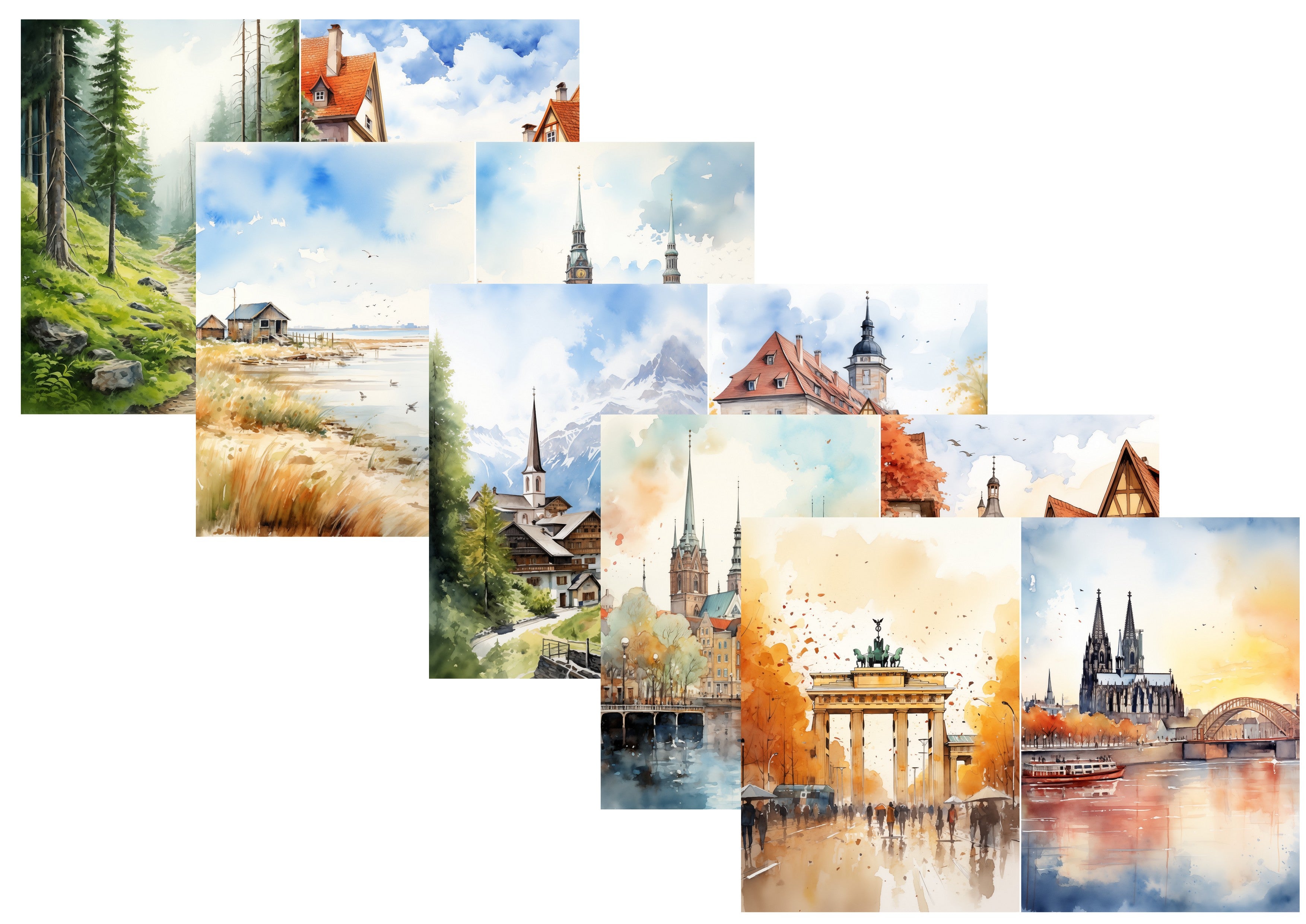 LovedbyGaby A4 journalpapier set Duitsland