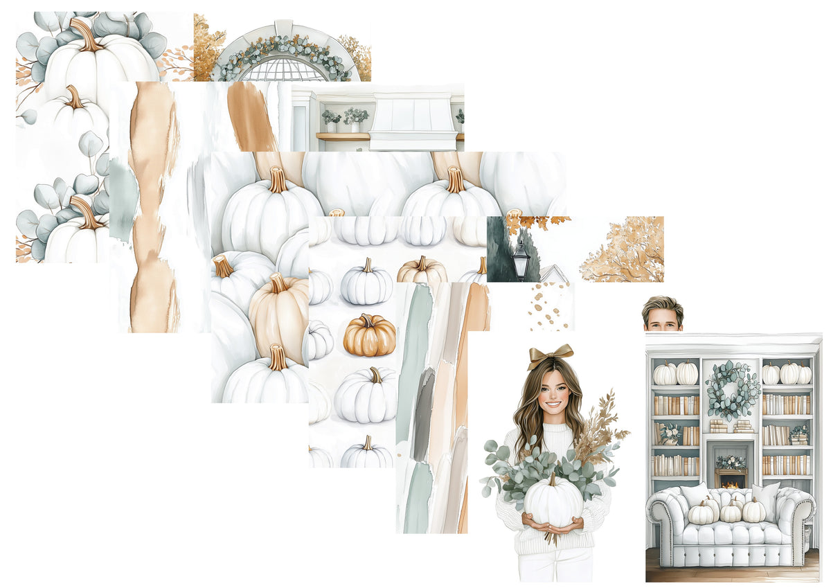 LovedbyGaby journalpapier set Elegant Autumn