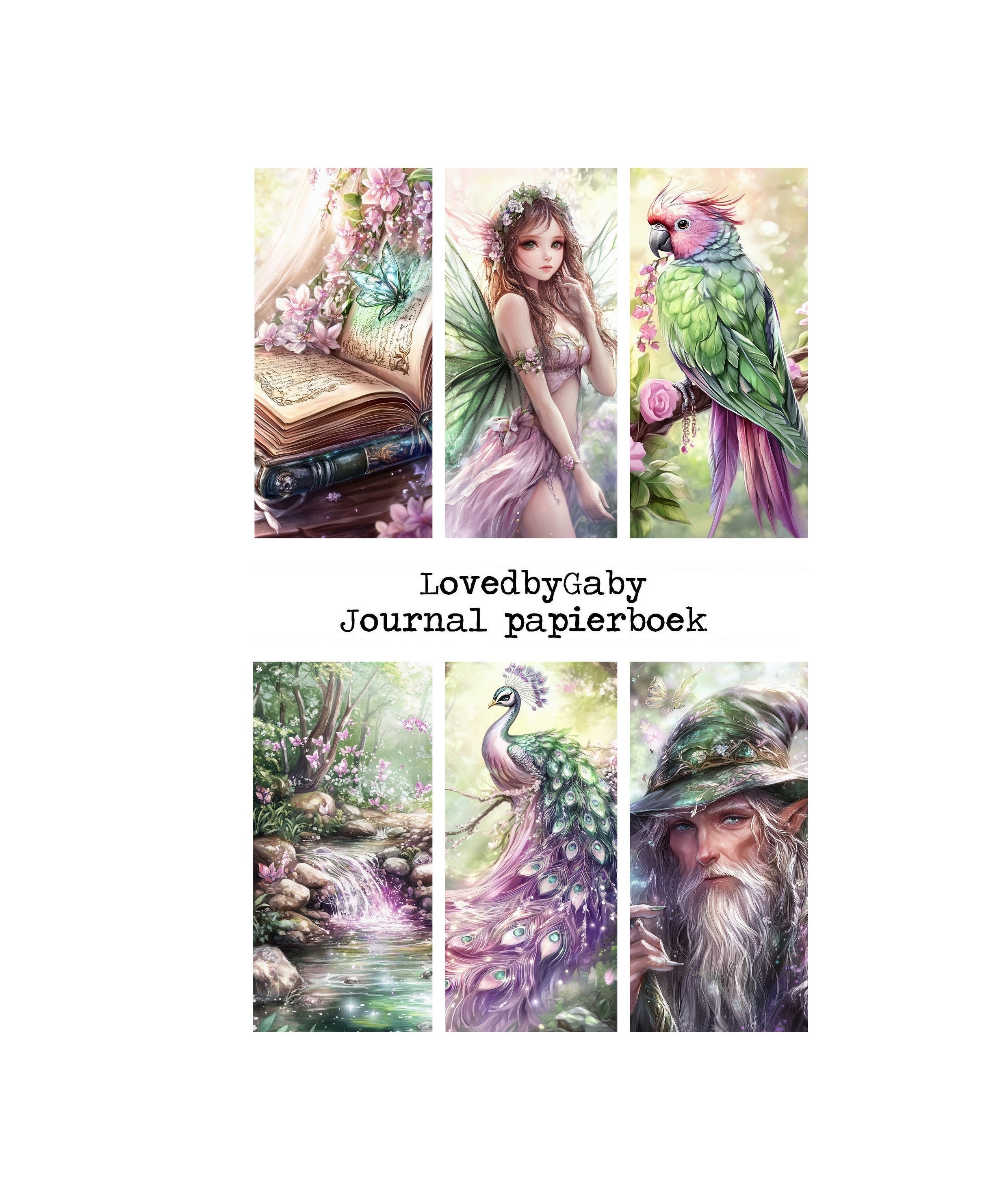 LovedbyGaby journalpapier boek Fantasy Forest