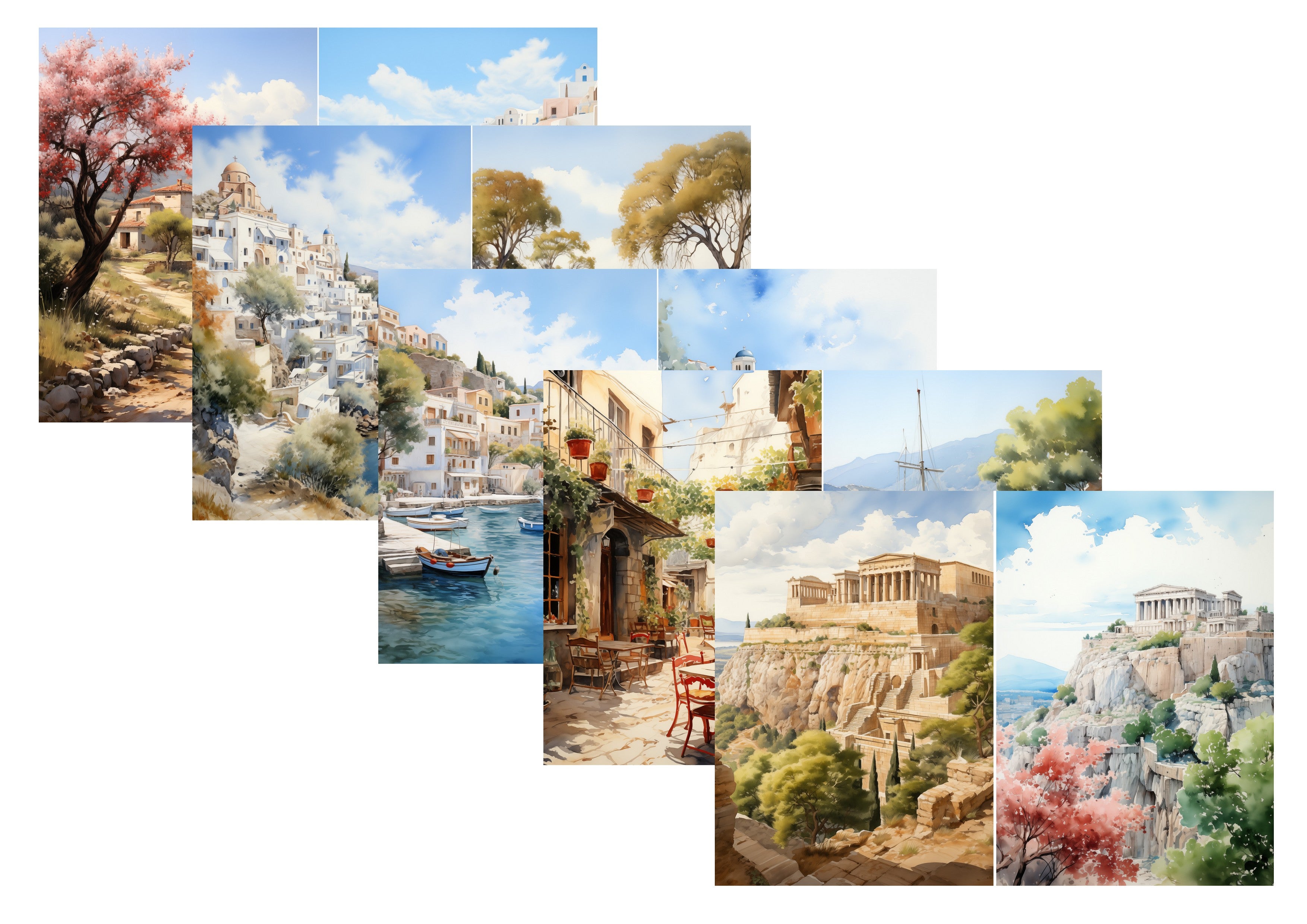 LovedbyGaby journalpapier set Greece