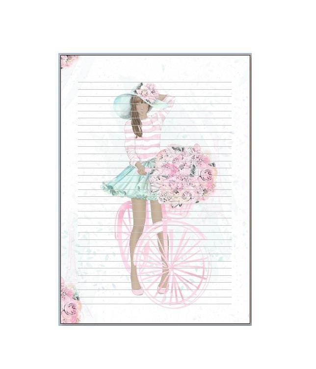 A5 notepads unicorn, anchor, macaron, spring and Tahiti