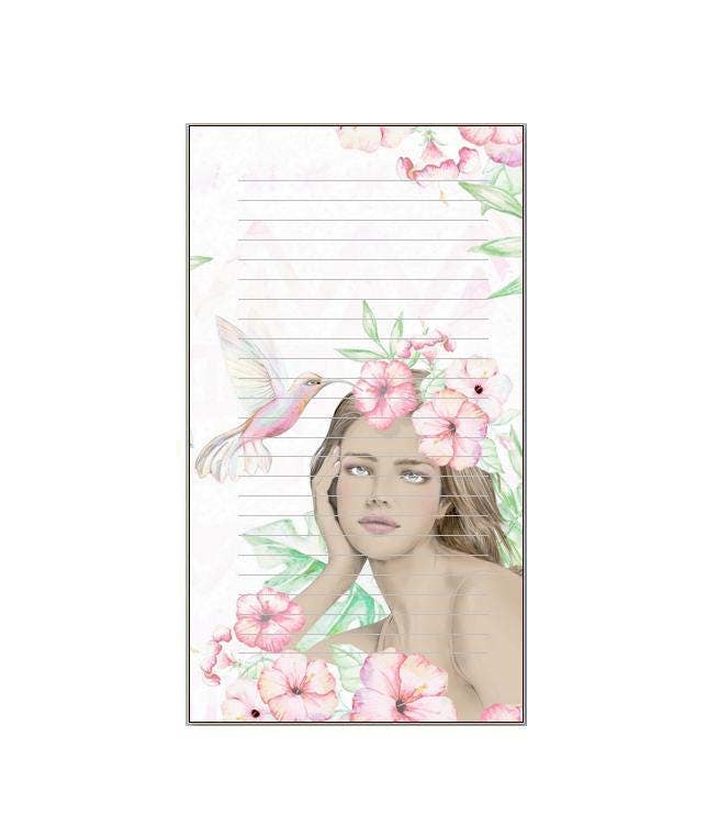 Personal notepads Spring, Unicorn, Macarons, Tahiti and Anchor