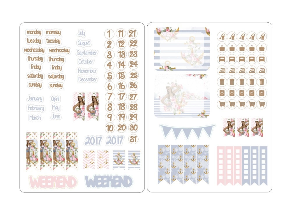 A5 deco date stickers for the classic inserts 4