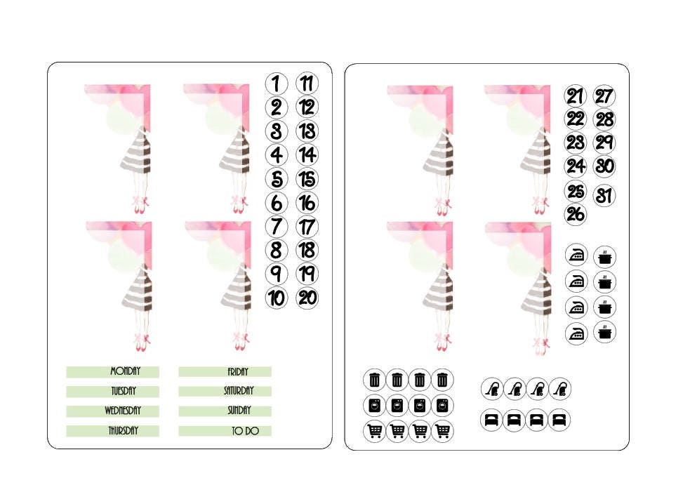 TN A6 boxes sticker kits 2