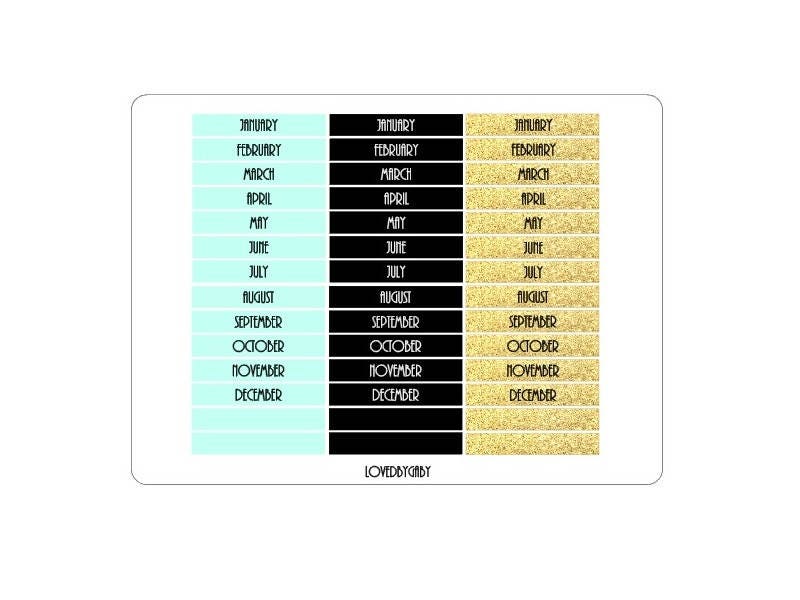 LovedbyGaby daily or monthly labels