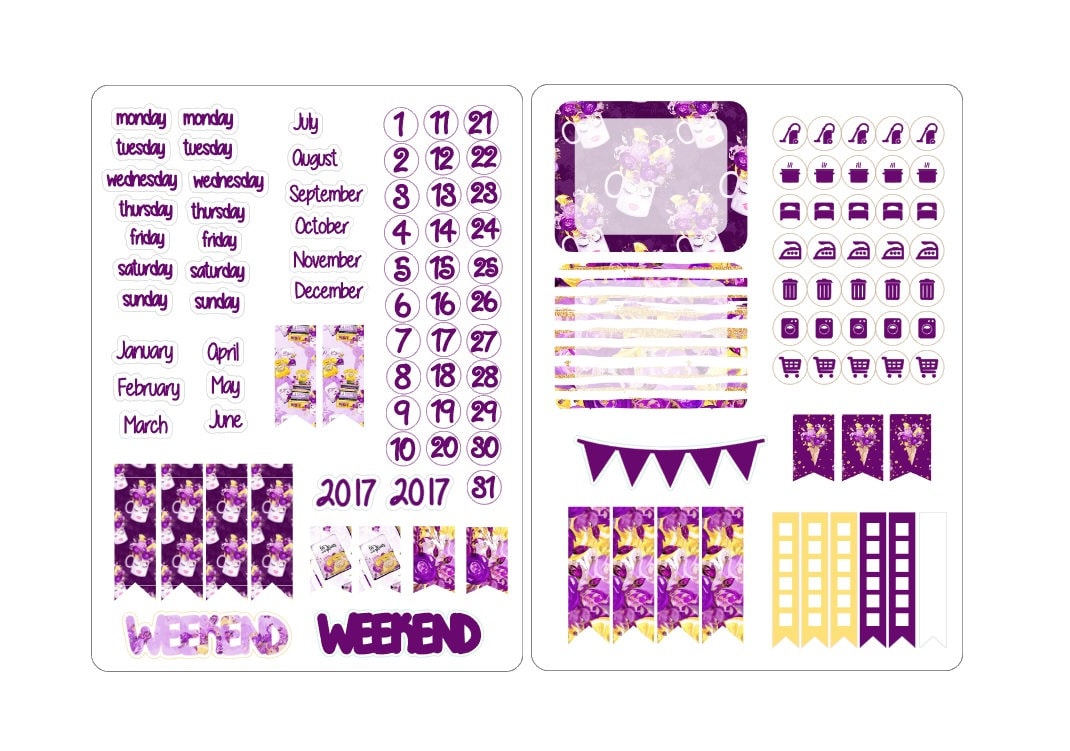 A5 deco date stickers for the classic inserts 4
