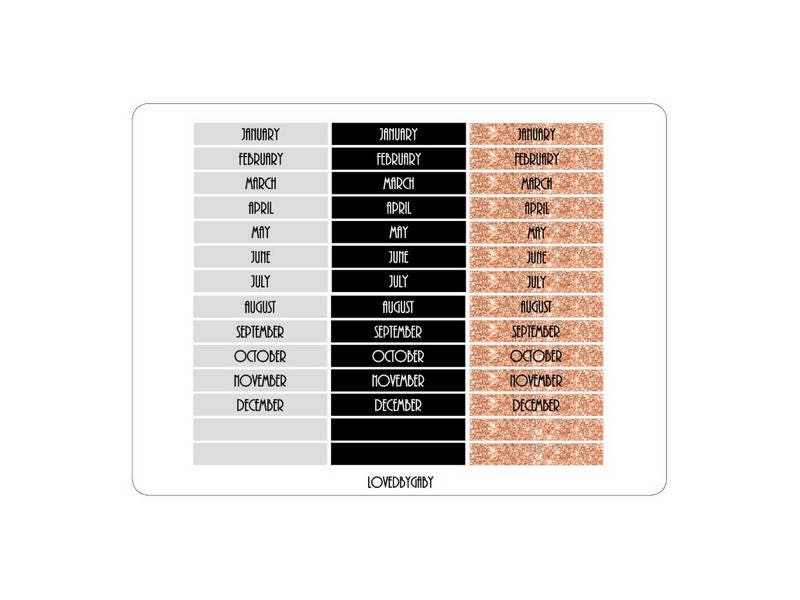 LovedbyGaby daily or monthly labels