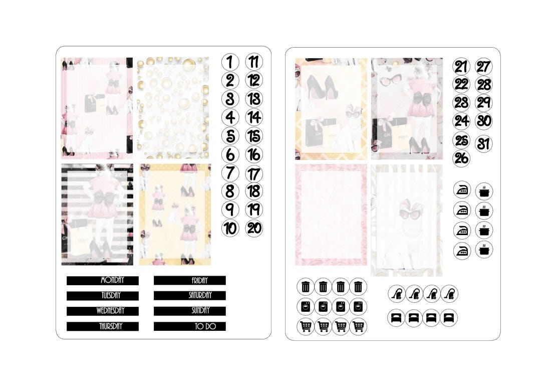 TN A6 boxes sticker kit 5