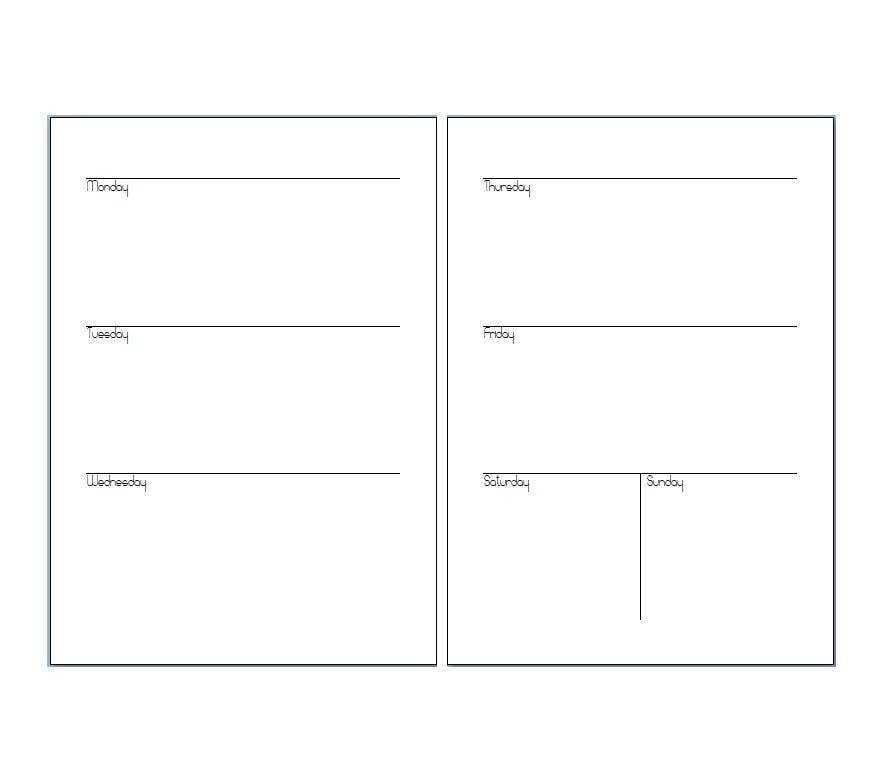 A5 inserts undated "classic"