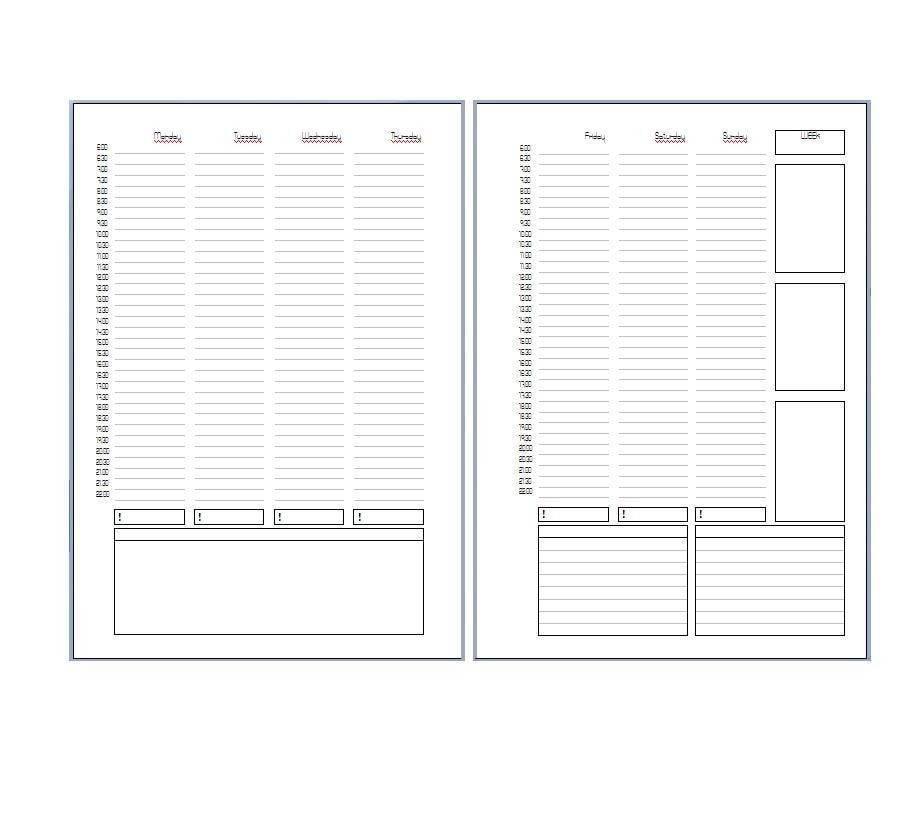 A5 inserts "passion undated"