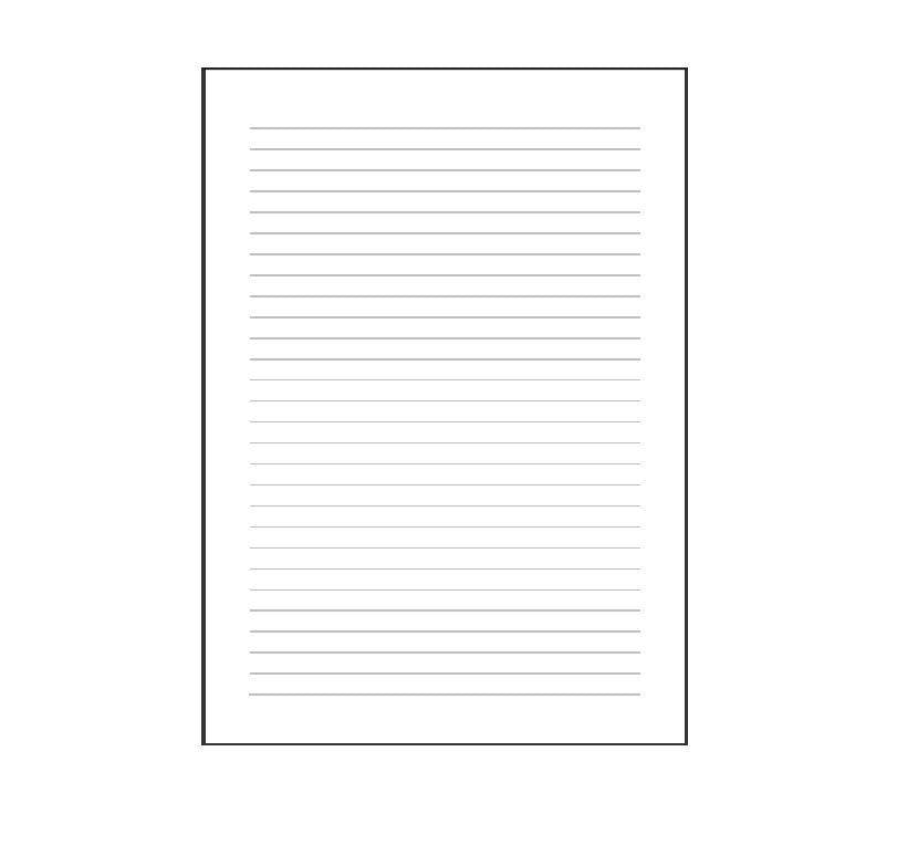 TN B6 notebook "ruled"