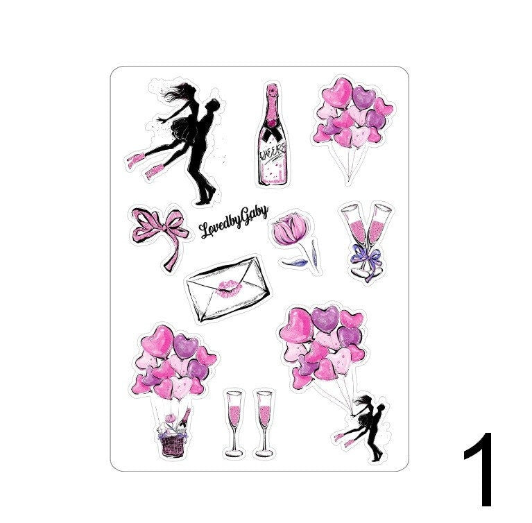 LovedbyGaby stickers "fly me to the moon"