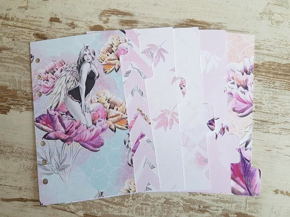 LovedbyGaby dividers set "Unicorngirl"