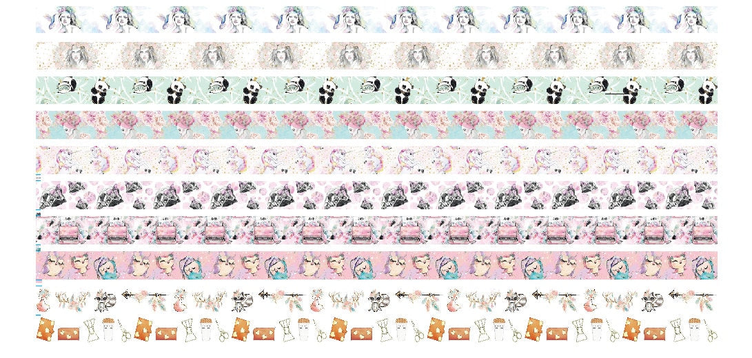 LovedbyGaby washi/masking tapes 1