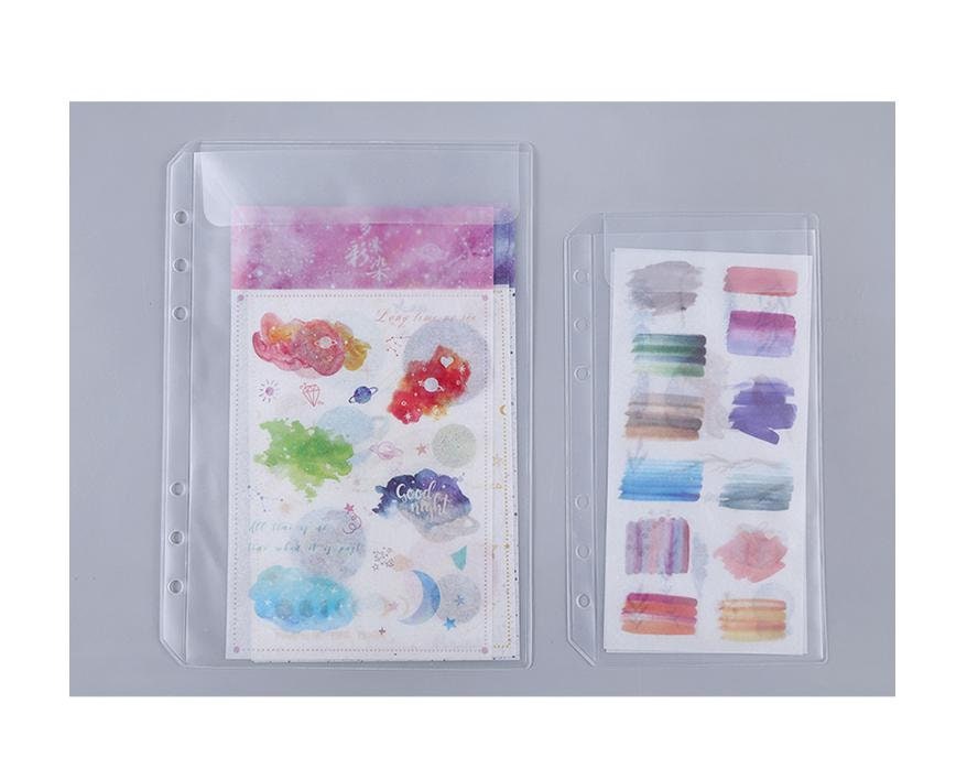 A5 and Personal storage pockets for ringbound planners