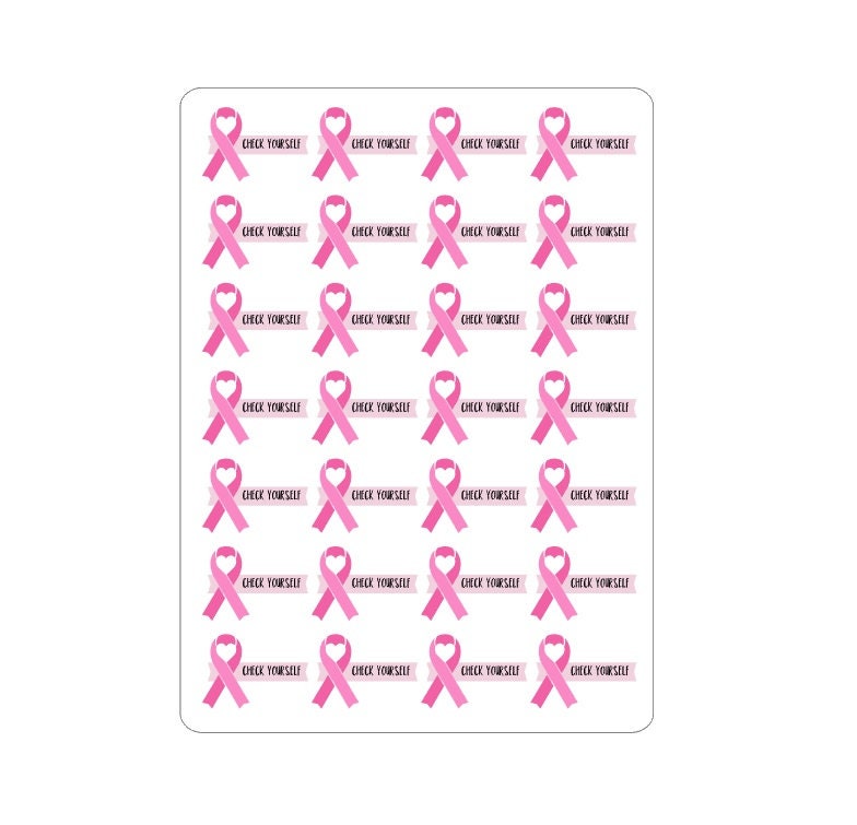 Pink Ribbon stickers