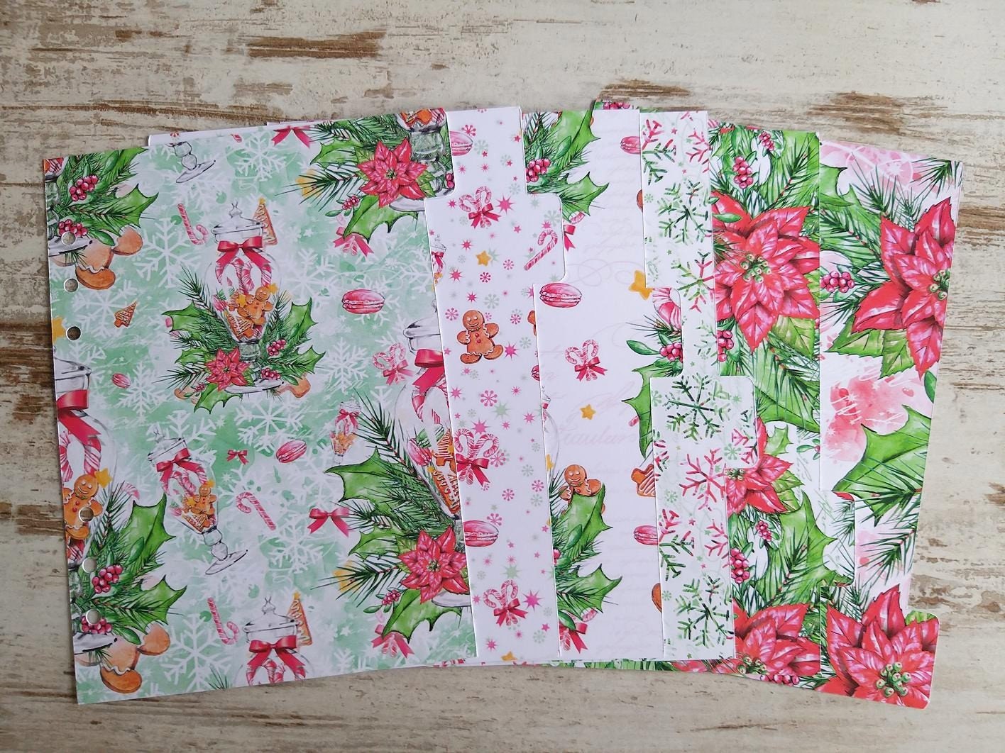 LovedbyGaby A5 dividers "Christmas"