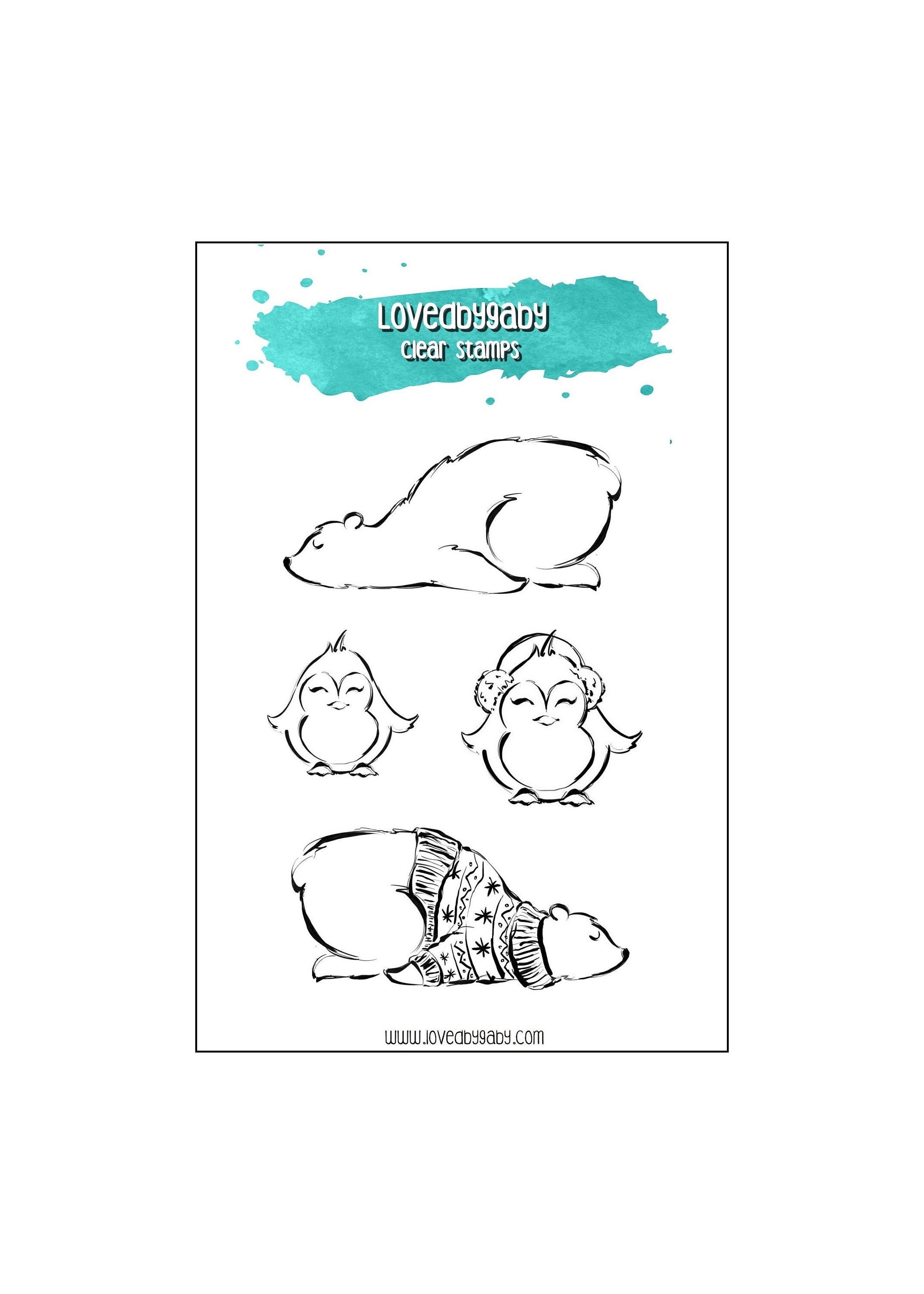 LovedbyGaby stamps "Arctic"