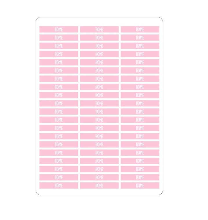 Header stickers for the HP and Mascha planners