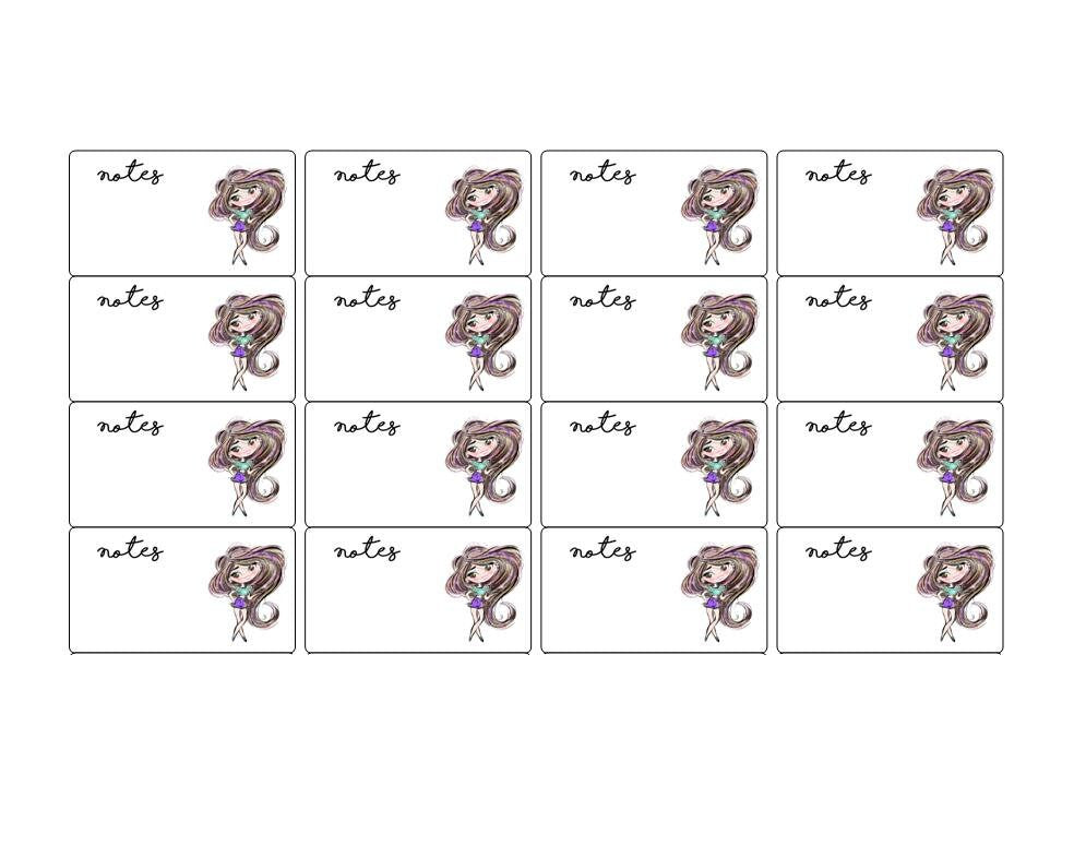 Sticky notes stickers small 2