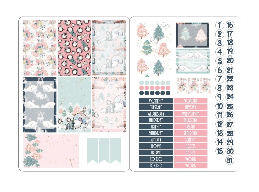 LovedbyGaby stickerkits Happy planner