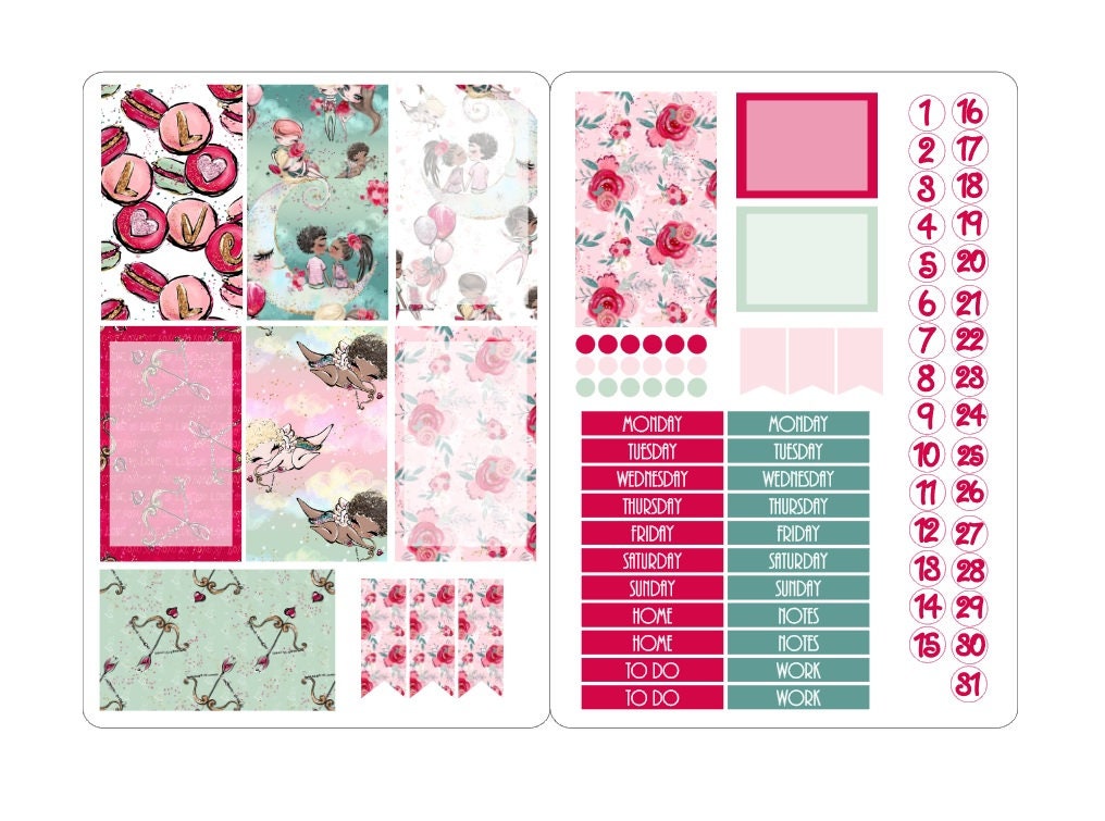 LovedbyGaby stickerkits Happy planner