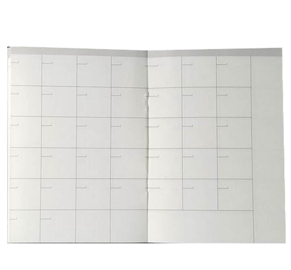 Passport travelers notebook insert blanco, weekly and monthly