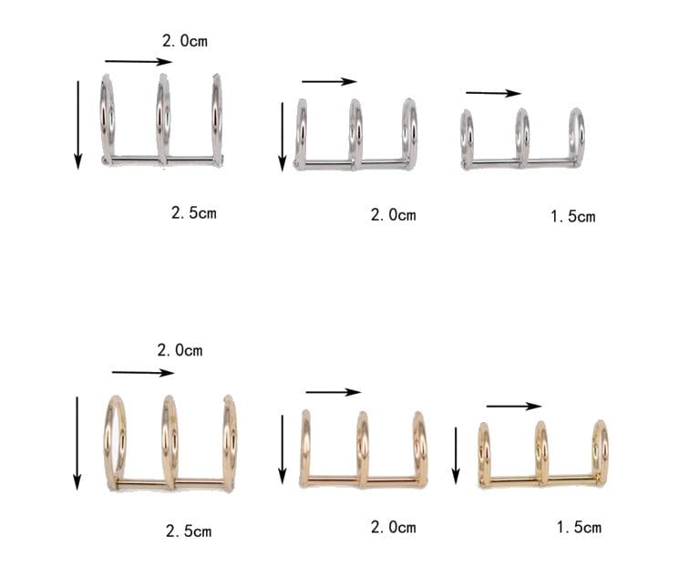 Three rings binding set