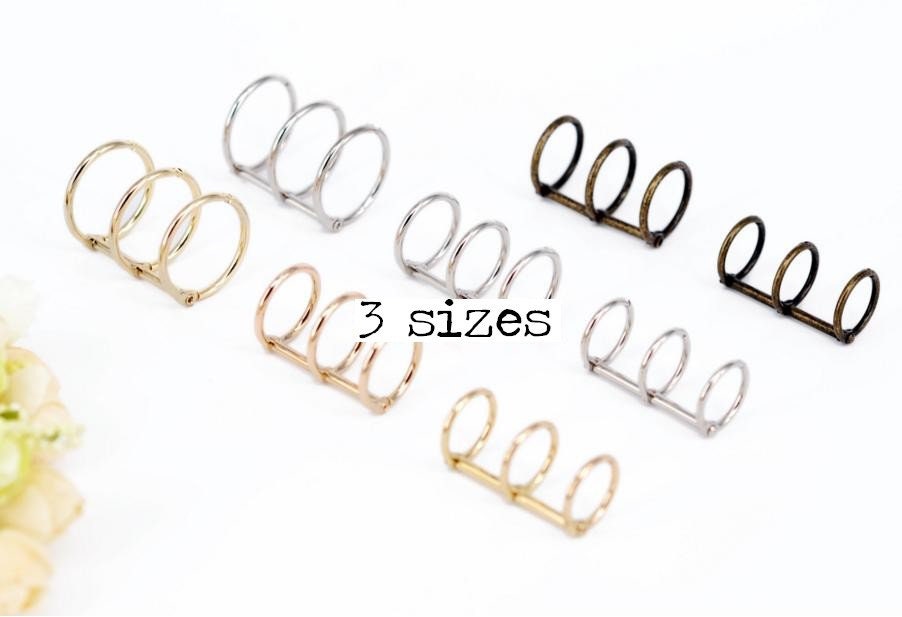 Three rings binding set