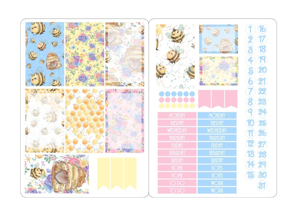 LovedbyGaby stickerkits Happy planner 2