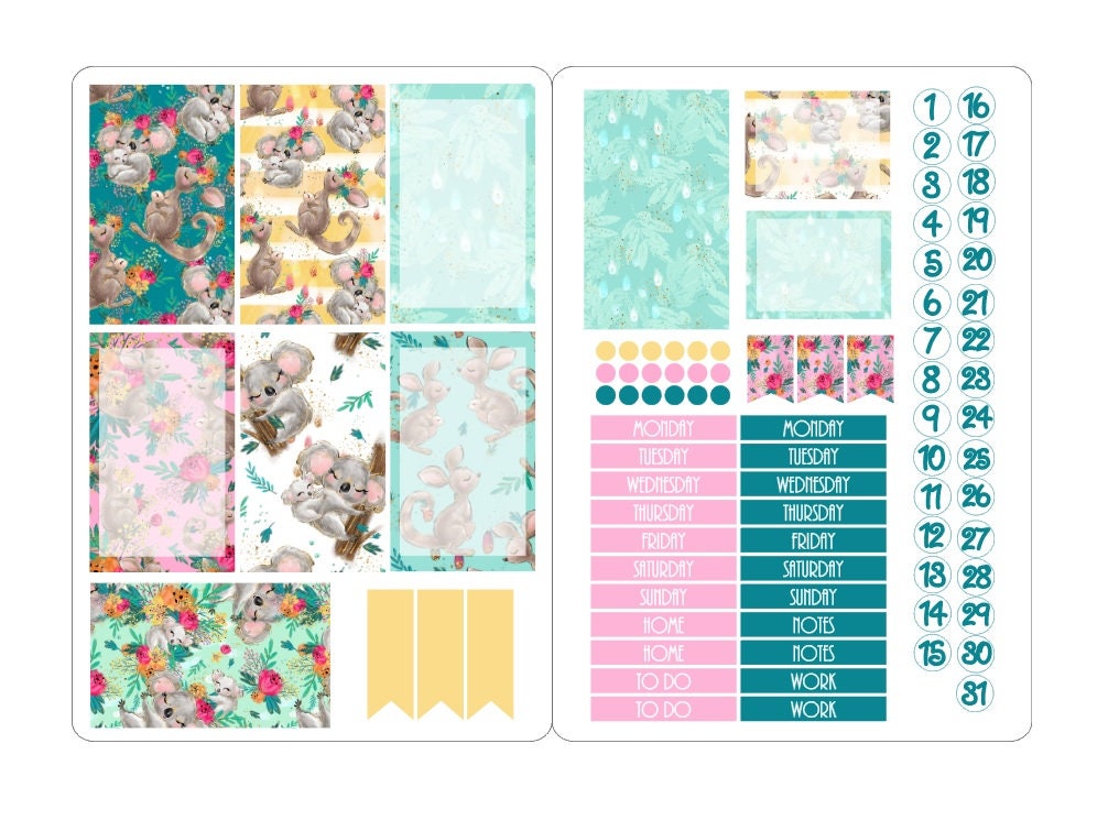 LovedbyGaby stickerkits Happy planner 2