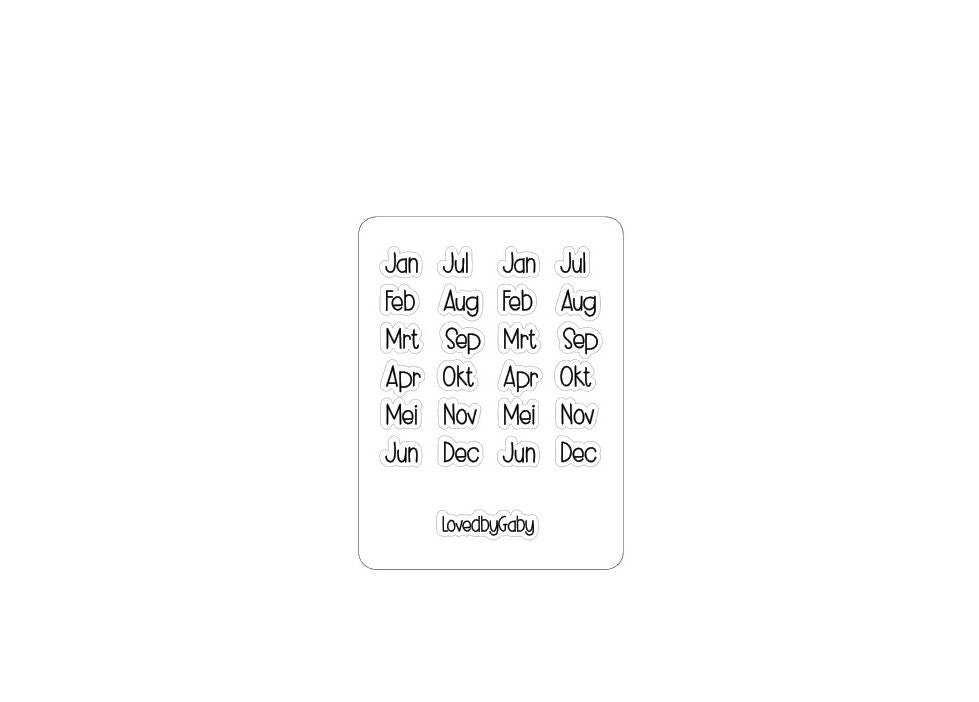 LovedbyGaby washi stickers for tabs