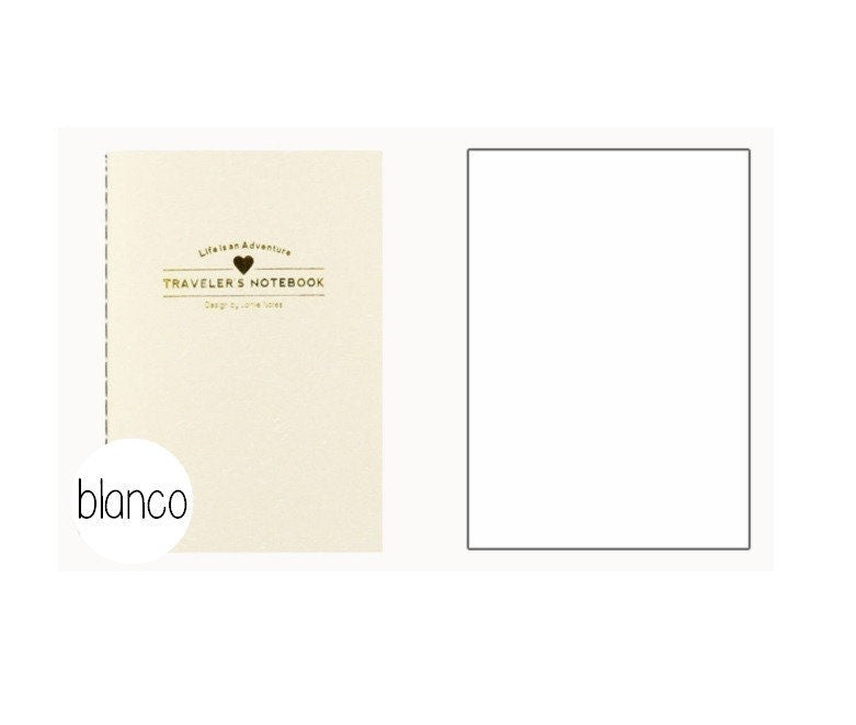 TN passport inserts blanco, ruled, grid, dots and craft