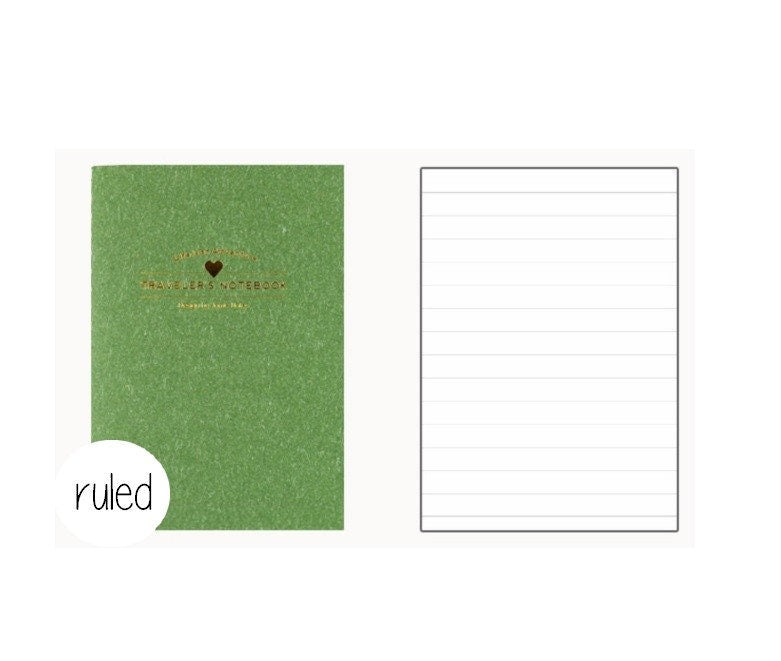 TN passport inserts blanco, ruled, grid, dots and craft