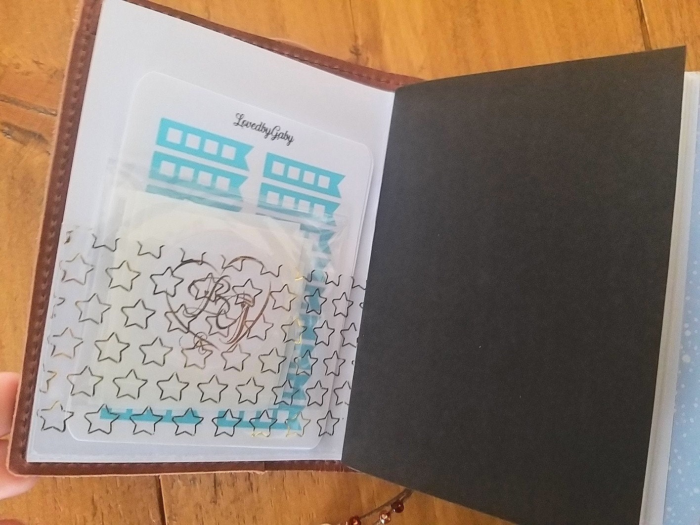 LovedbyGaby set of 2 adhesive rectangle pockets
