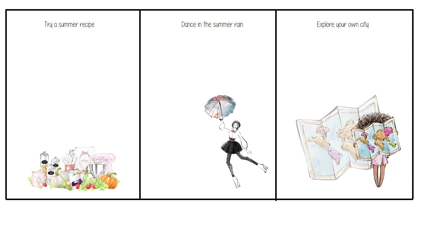 LovedbyGaby inserts "summer bucketlist"
