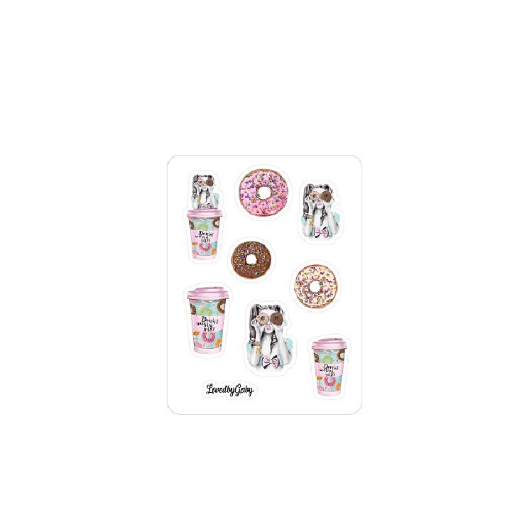 3 petits autocollants LovedbyGaby